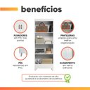 Ver imagem 4 de Armário Multiuso Organizador e Lavandeira 2 Portas 1,70m Irene