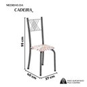 Ver imagem 3 de Cadeiras para Sala de Jantar 4 Unidades Sara