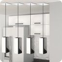 Ver imagem 4 de 4 Pendentes Industrial Inox Quadrado Moderno Luminária ELG