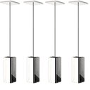 Ver imagem 6 de 4 Pendentes Industrial Inox Quadrado Moderno Luminária ELG