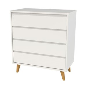 Cômoda Retrô Branco Fosco