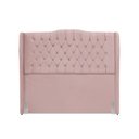 Ver imagem 3 de Cabeceira de Cama Box Casal 140 Cm Dubai Premium - Veludo Rose