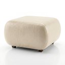 Ver imagem 6 de Puff Decorativo para Sala Orgânico Nara 60 cm Base Fixa Sintetico PU D03 - D'Rossi