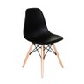 Kit com 6 Cadeiras Charles Eames Eiffel Preto - 3