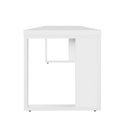 Ver imagem 5 de Mesa Escrivaninha Industrial 1,90m Pé Metal Branca F5 Office Cor:branco