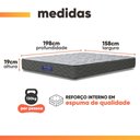 Ver imagem 5 de Cama Box Baú Colchão Queen Ortopédico Espuma D33 Hiper 158x198x60cm