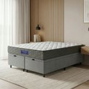Ver imagem 3 de Cama Box Baú Colchão Queen Ortopédico Espuma D33 Hiper 158x198x60cm