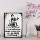 Ver imagem 1 de Quadro Frase De Amor Charlie Chaplin 24x18cm - com vidro:Madeira preta