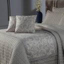 Ver imagem 1 de Kit Peseira Cama Queen com Capa de Almofada Decoração Quarto 3 Peças