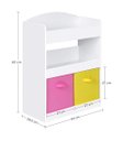 Ver imagem 3 de Organizador Infantil com Nichos de Brinquedos Mel 100% Mdf Woodcore