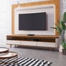 Rack com Painel para TV 60 Polegadas Arc Off White e Nature 180cm Imcal - 10