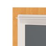Rack com Painel para TV 60 Polegadas Arc Off White e Nature 180cm Imcal - 4