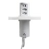 Torre de Tomada 2 Tomadas + 2usb a + C + Indução 10a Branco - 3
