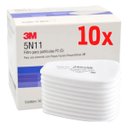 Ver imagem 1 de Pre Filtro Mascara Respirador 3m 5n11 10 Und