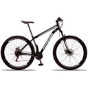 Ver imagem 1 de Bicicleta Aro 29 Suspensão Dianteira Bike Aço 21 Marchas Freio a Disco:cinza