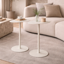 Ver imagem 3 de Mesa Lateral Orgânica Média Cor:Champanhe