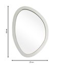Ver imagem 2 de Espelho Decorativo Orgânico Branco 29x44 cm Ep
