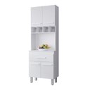 Ver imagem 3 de Cozinha Compacta 4 Portas 1 Gaveta e Nichos