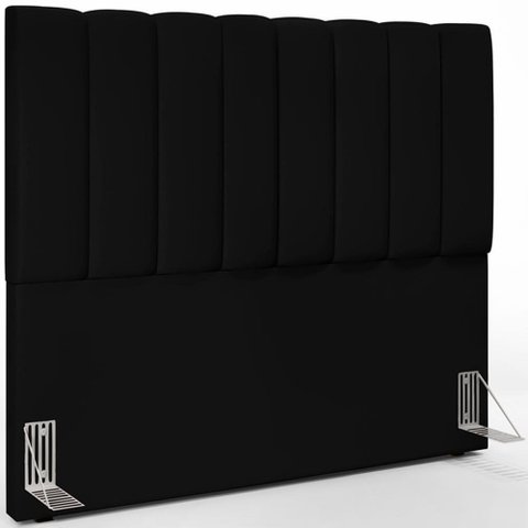Cabeceira Cama Box Casal 140 Cm Dália W01 Facto Preto