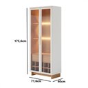 Ver imagem 7 de Cristaleira Colibri Guanabara Com 2 Portas E 1 Gaveta