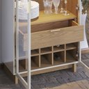 Ver imagem 3 de Cristaleira Colibri Guanabara Com 2 Portas E 1 Gaveta