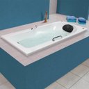 Ver imagem 2 de Banheira Hidromassagem Astra Capri Super Luxo 150cmx80cmx43cm - 04 Jatos Acrílico P5 Sem Aquecedor