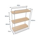 Ver imagem 6 de Prateleira Corsari Design Industrial Estante Prata e Jade