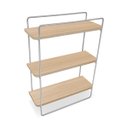 Ver imagem 1 de Prateleira Corsari Design Industrial Estante Prata e Jade