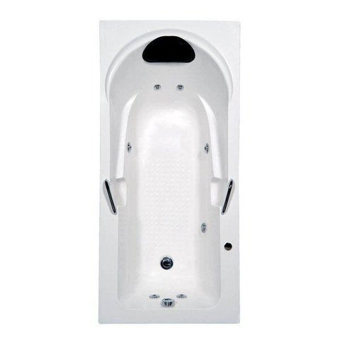 Banheira Hidromassagem Astra Capri Super Luxo 150cmx80cmx43cm - 04 Jatos Acrílico P4 Com Aquecedor