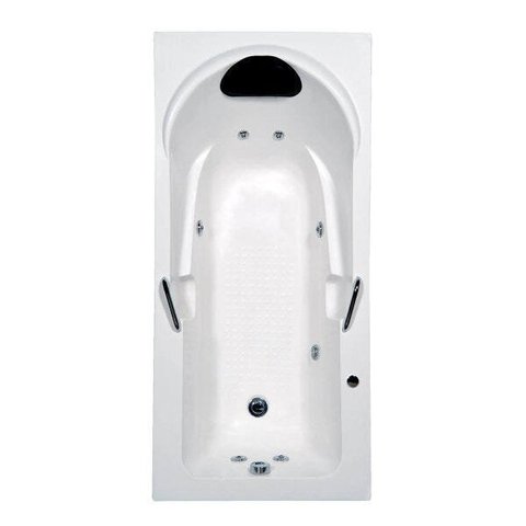 Banheira Hidromassagem Astra Capri Super Luxo 150cmx80cmx43cm - 04 Jatos Acrílico P5 Com Aquecedor