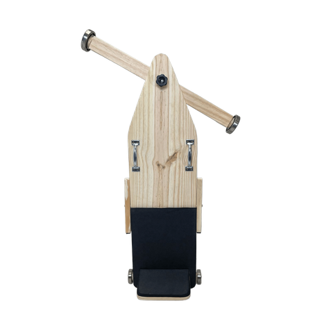 Brinquedo Carrinho Rolimã Assento em Eva 4 Rodas Madeira