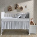 Ver imagem 1 de Saia para Berço Santista Baby Branco