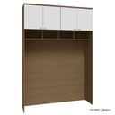 Ver imagem 1 de Guarda Roupa Modulado Ponte 163cm 04 Portas 234cm Alt Setiba