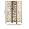 Biombo Divisória de Mdf 1,80x1,80m | 3 Folhas | Dobrável | Desmontável - 2
