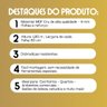 Biombo Divisória de Mdf 1,80x1,80m | 3 Folhas | Dobrável | Desmontável - 4