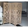 Biombo Divisória de Mdf 1,80x1,80m | 3 Folhas | Dobrável | Desmontável - 5