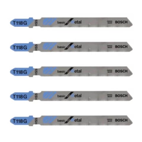 Jogo de Serras Tico Tico T 118 G para Metal 5 Peças - 2608668144 - BOSCH