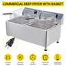 Takywep Fritadeira Elétrica Comercial de 22l com Tanque Duplo e Cestos (73 Cm X 52 Cm X 36,5 Cm) - 2