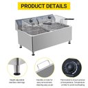 Ver imagem 5 de Takywep Fritadeira Elétrica Comercial de 22l com Tanque Duplo e Cestos (73 Cm X 52 Cm X 36,5 Cm)