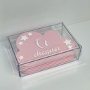 Ver mais imagens de Kit Mesversário Placa Boas Vindas Acrílico Bebê Decorar Foto Menina Plaquinha Decoração Nuvem Rosa