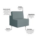 Ver mais imagens de Sofá Cama À Vácuo 1 Lugar Linha Modular Flip Magic