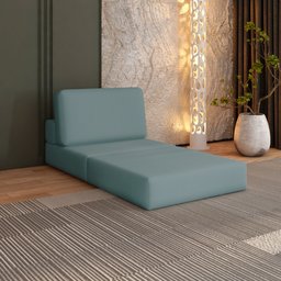 Sofá Cama à Vácuo 1 Lugar Linha Modular Flip Magic - 3