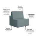 Ver mais imagens de Sofá Cama à Vácuo 1 Lugar Linha Modular Flip Magic