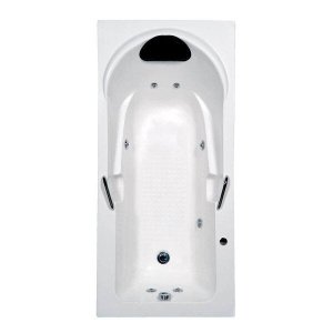 Banheira Hidromassagem Astra Capri Super Luxo 170cmx80cmx43cm - 04 Jatos Acrílico P4 Com Aquecedor
