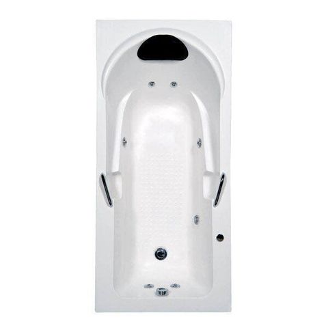 Banheira Hidromassagem Astra Capri Super Luxo 170CMX80CMX43CM - 04 Jatos Acrílico P5 com Aquecedor Branco