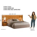 Ver imagem 4 de Cabeceira Extensível para Cama Solteiro/Casal/Queen/King Ripada 100% MDF