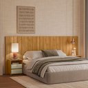 Ver imagem 2 de Cabeceira Extensível para Cama Solteiro/Casal/Queen/King Ripada 100% MDF