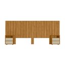 Ver imagem 3 de Cabeceira Extensível para Cama Solteiro/Casal/Queen/King Ripada 100% MDF