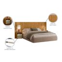 Ver mais imagens de Cabeceira Extensível para Cama Solteiro/Casal/Queen/King Ripada 100% MDF