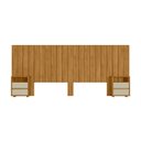 Ver imagem 3 de Cabeceira Extensível para Cama Solteiro/Casal/Queen/King Ripada 100% MDF